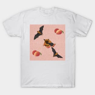 Fruit Bats and Mangoes Pink T-Shirt